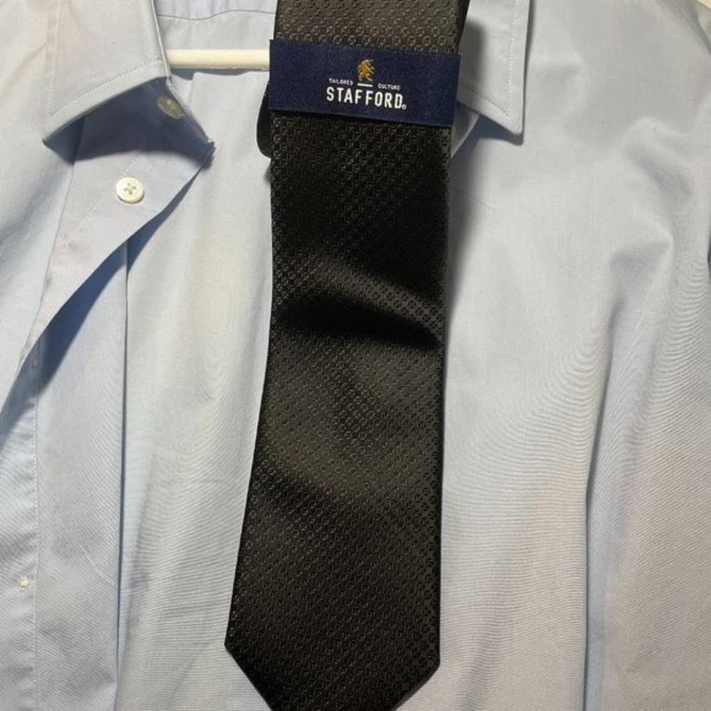 Stafford Mens Polyester Neck Tie 58"x3" NWT Very Classy - Picture 1 of 3